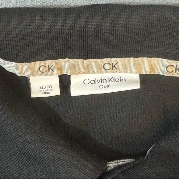 Calvin Klein Black Polo Shirt Classic Cotton Blend
#1001 - Picture 4 of 7